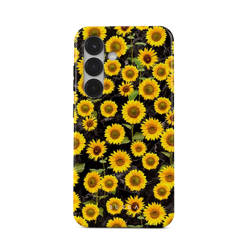Sunflower Glimmer – Samsung Galaxy S25 Case